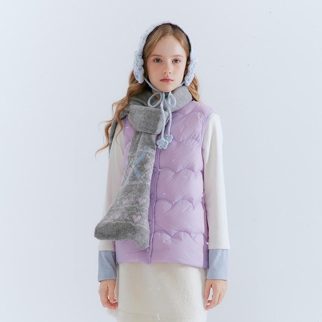 Girls' Basic Versatile Lightweight Down Vest
