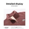 Autumn Winter Sherpa Fleece Warm Coat Women Sweatshirt Fleece Lined Thickened Fashion Fleece Top Jacket