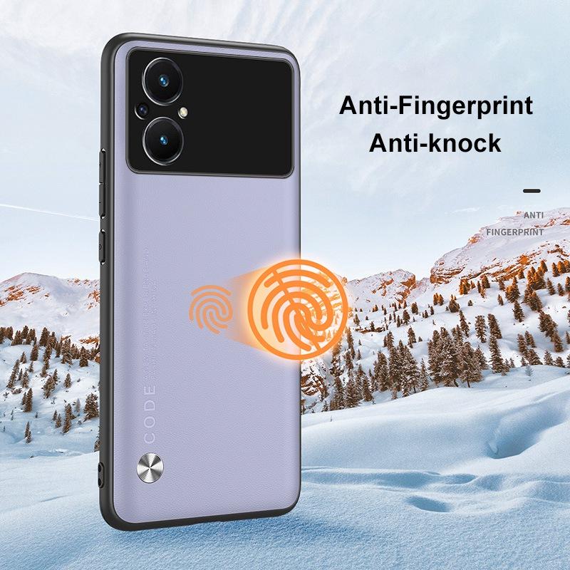Luxury PU Leather Case For Xiaomi Poco M5 S M5S Back Cover Matte Silicone Protection Phone Case For Poco M3 M4 Pro 4G 5G Coque