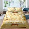 Cute Cartoon (Pom Pom Purin) Printed Bedding Set, Duvet Cover 1, Pillowcase 2, Adult and Children's Bedding Set, Luxury Gift