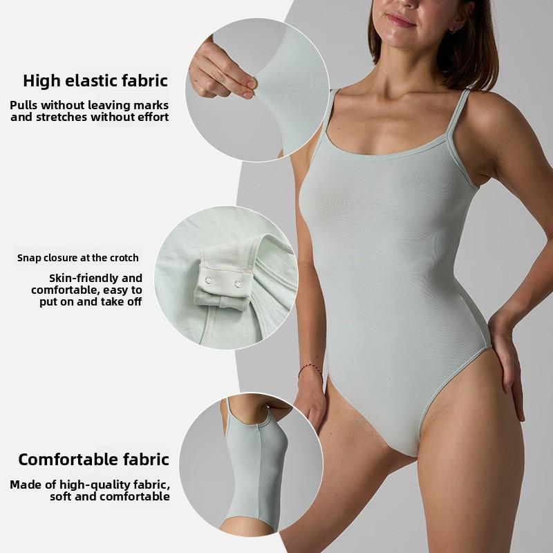 Sexy Backless Jumpsuit with Built-in Vest and Spaghetti Straps