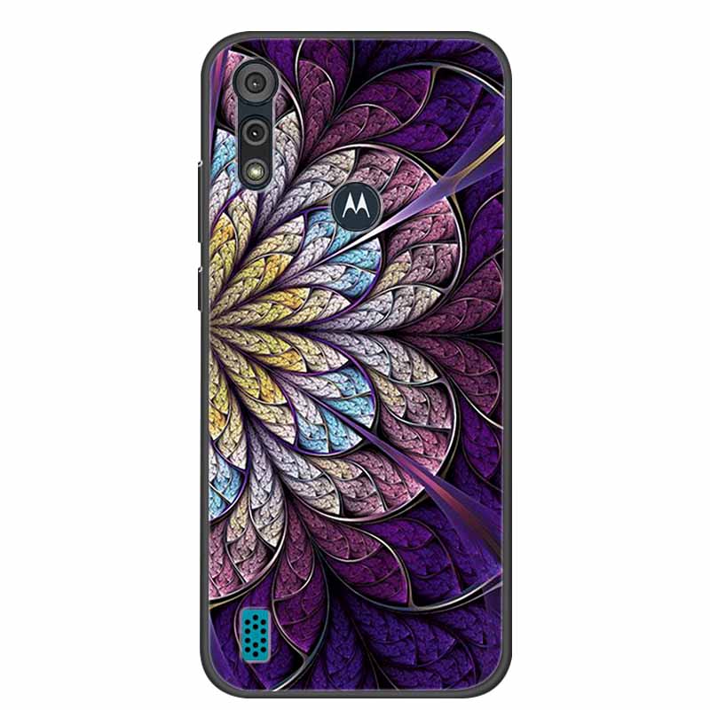 Phone Case for Motorola Moto E6i / E6s 2020 Shockproof Soft Silicone TPU Back Cover for Moto E6s 2020 E 6S 6i Cases Marble Print