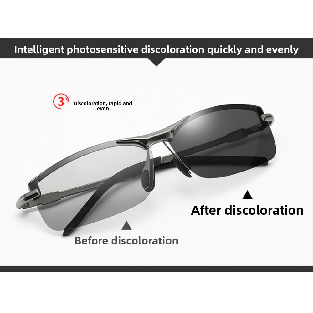 Neuer verbesserter Fahrer Tag und Nacht Blendschutz Fahrbrille polarisierte Nachtsichtbrille Angeluhr Bleichbrille