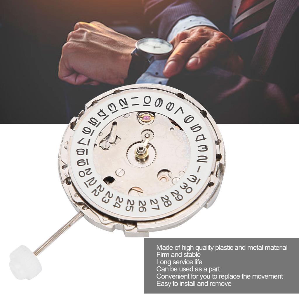 2813 Watch Movement Single Calendar Movement Watch Repair Replacement Accessory Parts
