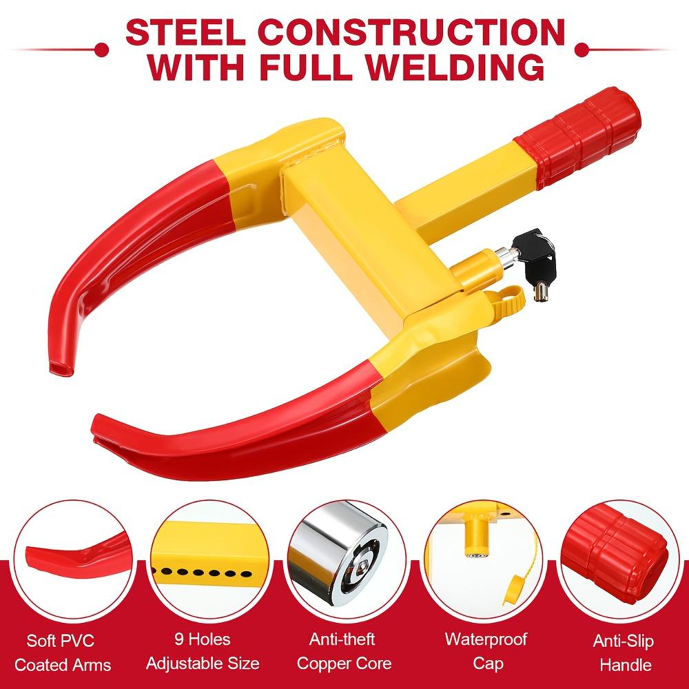 Heavy-Duty Steel Car Tire Lock Anti-Theft Security Device Enhanced Vehicle Protection
