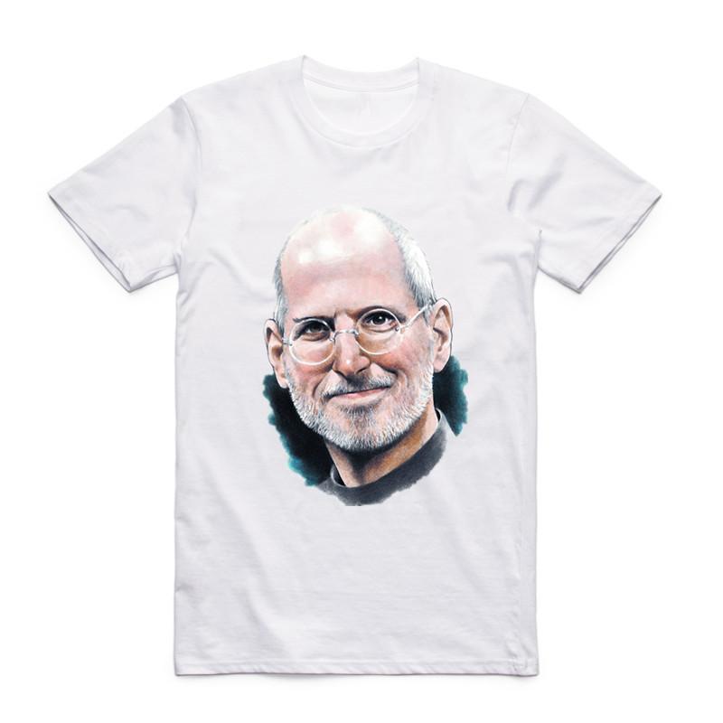 2019 Fashion Men Women Print Steve Jobs Apple Design Classic T-shirt Short Sleeve O-Neck Summer Casual Top Tee Funny T Shirt