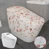 Wasserdichte, vollumhüllende, intelligente Toiletten-Schutzhülle mit Kordelzug, hält Ihre Toilette beim Duschen trocken und sauber
