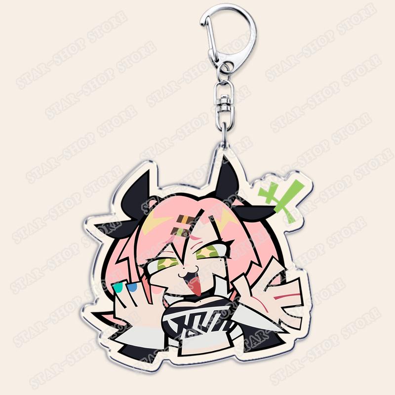 

Hot Game Zenless Zone Zero Keychain for Accessories Bag Anby Demara Billy Kid Key Chain Ring Keyring Jewelry Fans Friends Gifts