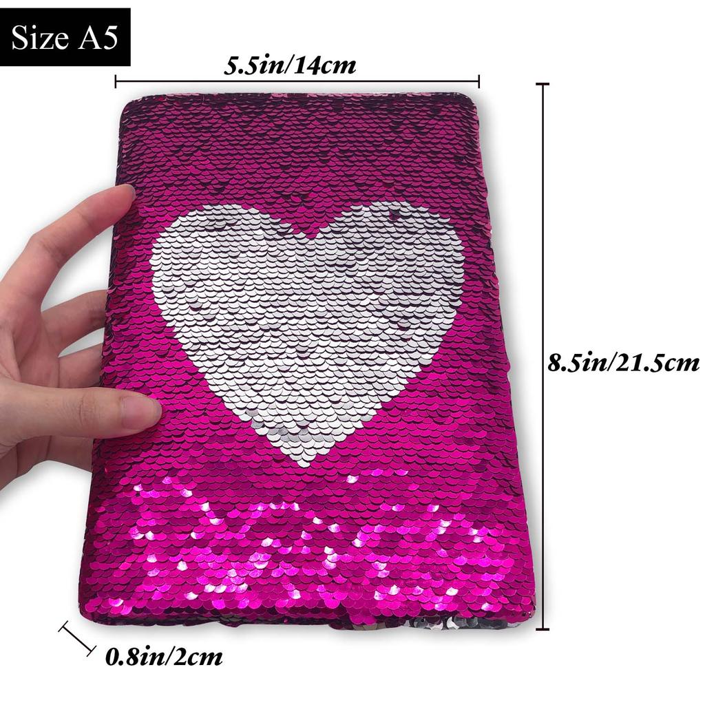 In Stock Sequin Girls A5 Journal Hardcover Notebook Travel Gifts Writing Notebooks