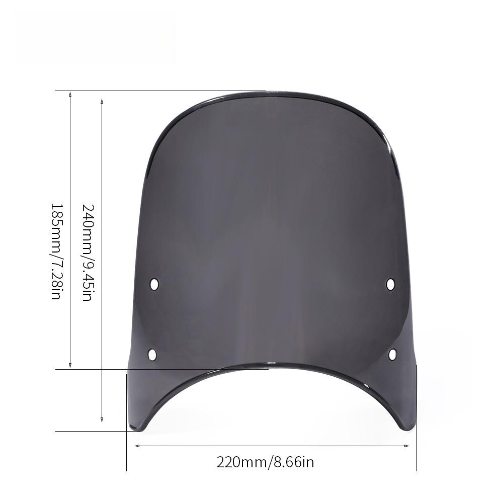 For CFMOTO 450CL-C Motorcycle Windshield Windscreen CF-MOTO 450CLC 450 CL-C CLC Bobber Front Wind Airflow Deflector Bracket