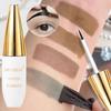 4 Colors Peel Off Eyebrow Tint Gel Waterproof Eyebrow Tattoo Cream Natural Wild Brows Smudge Proof Makeup with Fine Tip Brush