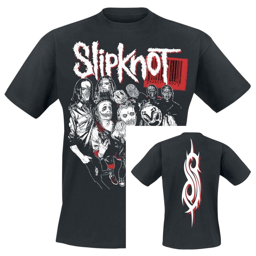 Fit Slipknot Graphic Cotton Band Tshirt Unisex Summer Short Sleeve Fashion Brand Tee Luxury Casual Vintage Tees
