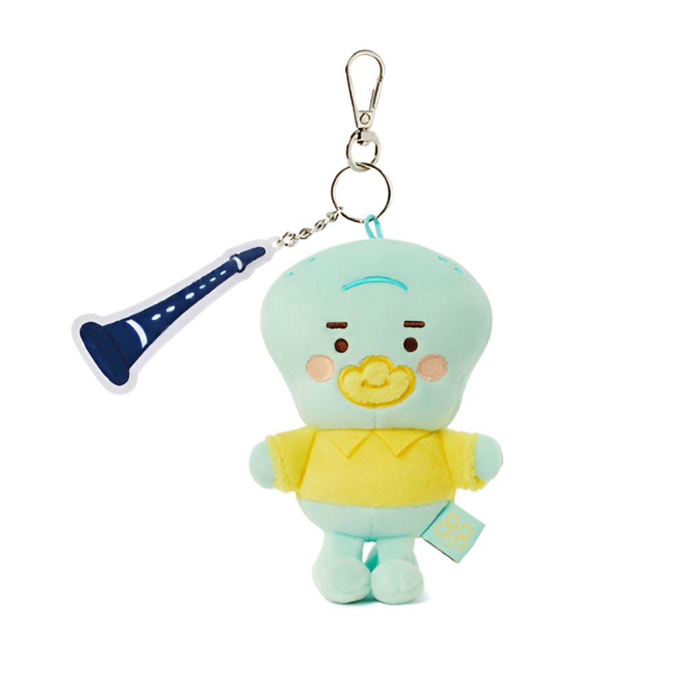 SpongeBob X Kakao Friends Little Tube Baby Squidward Plush Keychain Doll Korean Cute Kawaii Soft Keyring