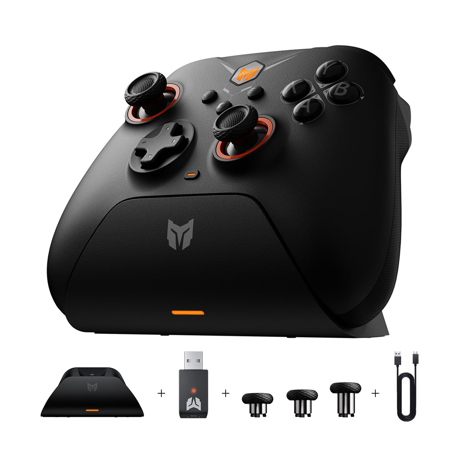 

Controller, BIGBIG WON Gale Hall PC Controller, Motion Control, Hall Joystick & Triggers, 3 Pairs of Thumbsticks, PC App Gamepad for