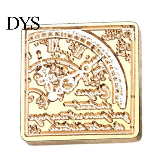 Envelope Sealing Stamp Brass Wax Seal Head, Vintage European Embossed Relief Engraved Gift Package Head for Wedding Invitation Journal Wrapping