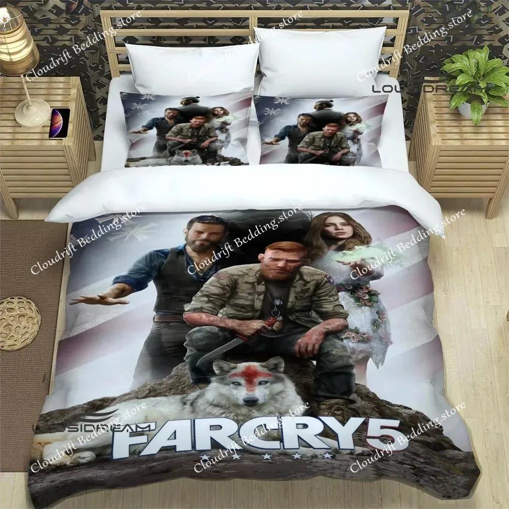 3D-Spiel Farcry bedruckte Cartoon-Bettwäsche-Sets exquisites Bettwaren-Set Bettbezug Bettdecke Set Luxus Geburtstagsgeschenk026