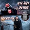 170 cm Halloween Animierte Sensenmann-Dekoration mit Ton- und Berührungsaktivierung, Leuchtende Augen und Brust