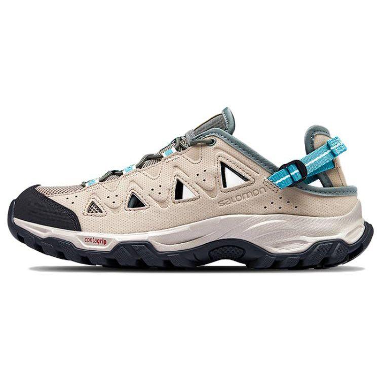 SALOMON Alhama Low Hiking Shoes Women Hiking Shoes Khaki 410361