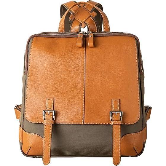 

[rena-iris] Imai Bag GENOVA Made in Japan Nylon combination lightweight cowhide backpack ib-2533-B
