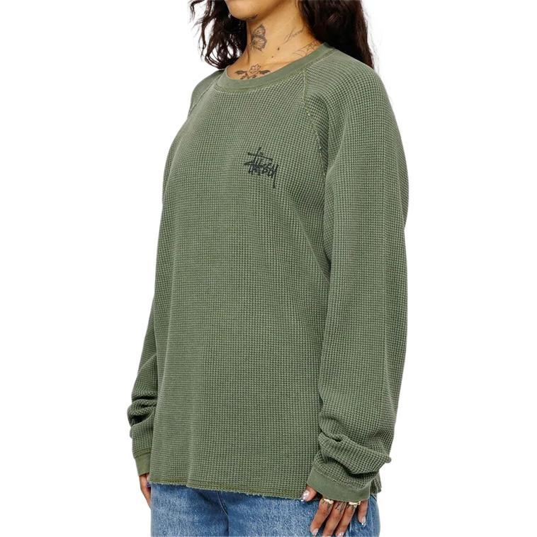 Stussy FW24 RAGLAN TERMICO LS CREW logoT Unisex 1140356