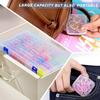1/5/10pcs- Grids DIY Diamond Painting Multifunctional Storage Box, Nail Art Jewelry Rhinestone Mosaic Storage Container