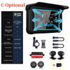 New Motorcycle Wireless Carplay, Smart Android Auto Projection Screen, Driving Recorder with Tire Pressure Monitoring for Vehicle