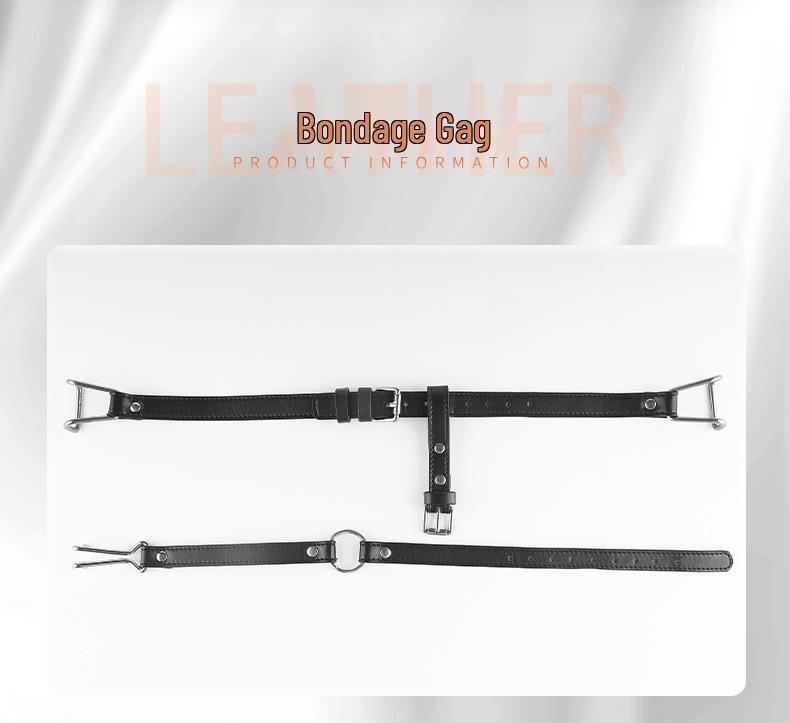 SM Erotic Mouth and Nose Hook Gag for Master-Slave Play