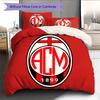 AC Milan Pattern Bedding Home Decoration Birthday Gift (1 * duvet cover + 2 * pillowcase, without core)