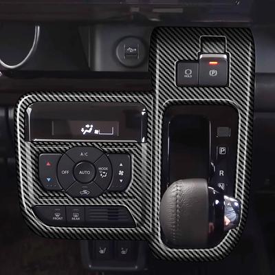 Gear Shift Panel Cover For Suzuki Spacia Custom MK54S MK94S Car Interior Accessories Decoration Full Set Sticker