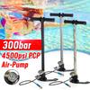 Mini High Pressure Air Pump 4500psi Hand Operated Compressor Inflator Hunting Paintball Car Motorcycle Bicycle Diving PCP Pump