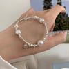 Korean Pearl & Sterling Silver Beaded Bracelet: Non-Fading, Summer Women's High-End Jewelry.