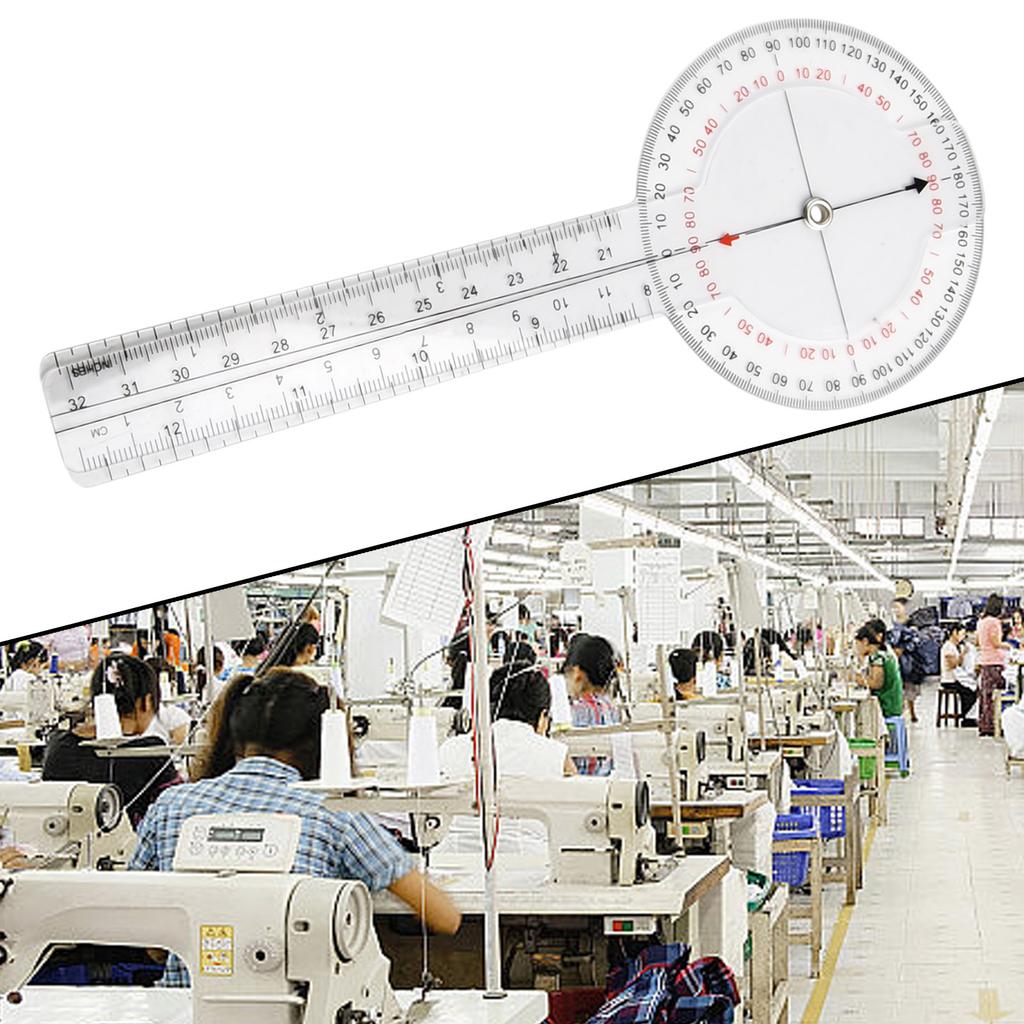 13inch 33cm Goniometer Joint Ruler Calibrated for Orthopedic Angle Measurement in Physiotherapy and Rehabilitation Applications