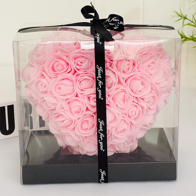 Foam Simulation Rose Love Gift Box Set for Valentine's Day & Teacher's Day