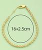 CARLIDANA New Style Three Layering Bracelets Dainty Simple Rope Chain Wear Stainless Steel No Fade Jewelry