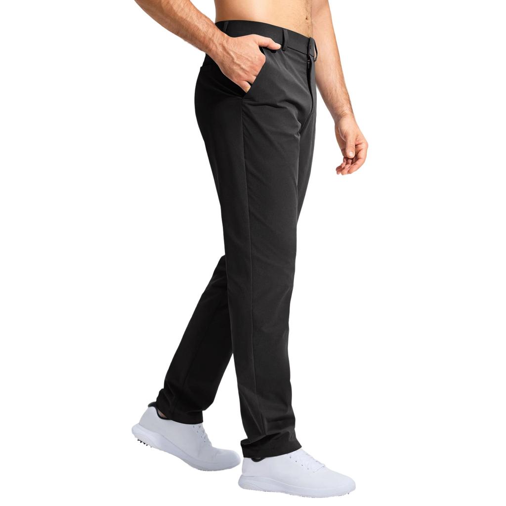 Men Outdoor Golf Pants Casual Athletic Long Trousers Breathable Lightweight Hiking Sportswear for Outdoor Activities