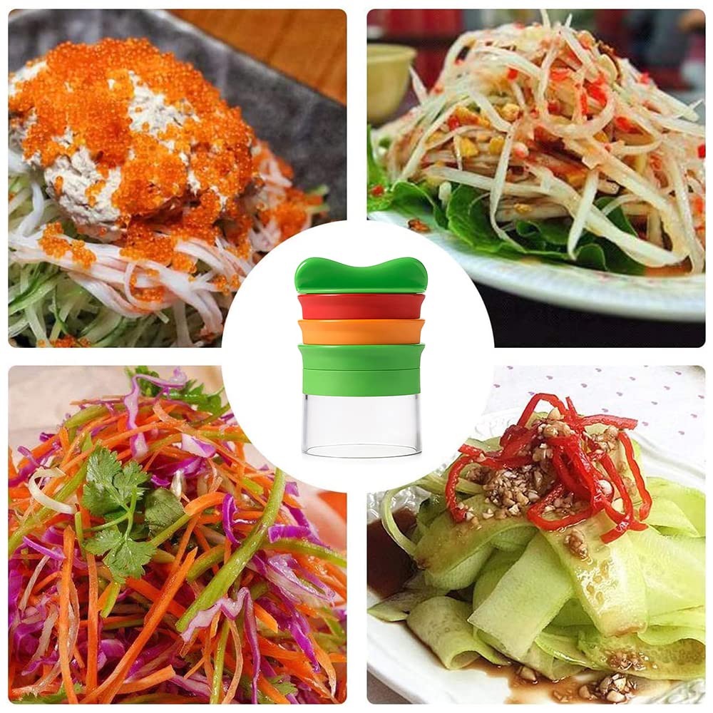 Multifunctional Vegetable Spiral Handheld Vegetable Spiral Veggie Noodle Manual Cabbage Chopper Slicer, Cutter, Slicer, Cutter, Rotation, (style1)