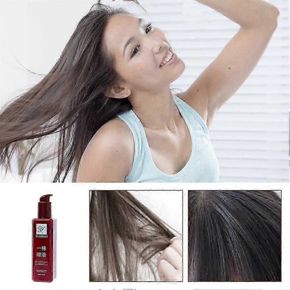 Yanjiayi 200ml Balsam de Păr Fără Clătire cu Absorbție Rapidă, Tratament Netezitor pentru Controlul Electrizării și Luciu