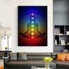 Abstract The Seven Chakras 7 Chakras Kundalini Yoga Zen Posters Prints Canvas Painting Wall Art Picture Living Room Home Decor