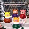 Cartoon Reindeer Night Light: Luminous Christmas Ornament & Student Gift