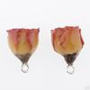 2 Piece Resin Dried Flower Pendant Jewelry Findings Crafting Charms For Necklace Bracelet
