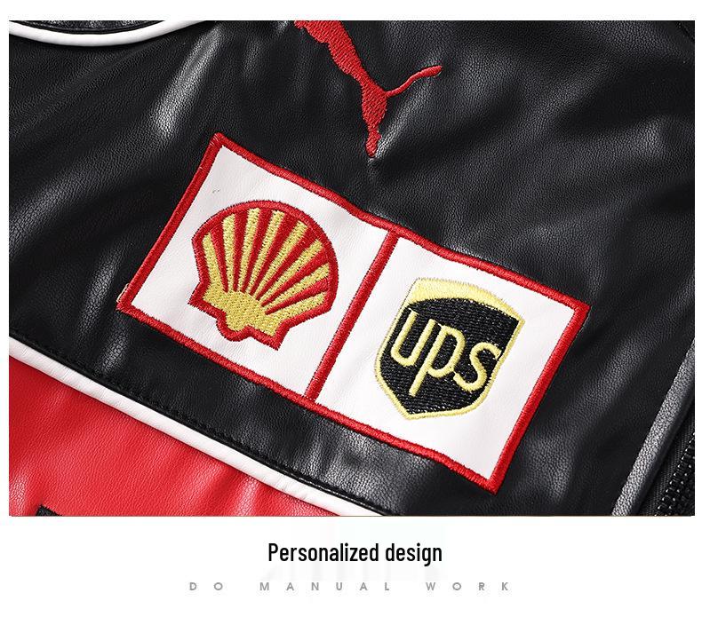 2025 Men's All-Season Waterproof Leather Motorcycle Jacket - Warm, Touring Gear for Cycling & Winter