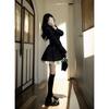 Black Hepburn Small Fragrant Style High-end Temperament Waist Suit Dress Small Princess Tutu Dress