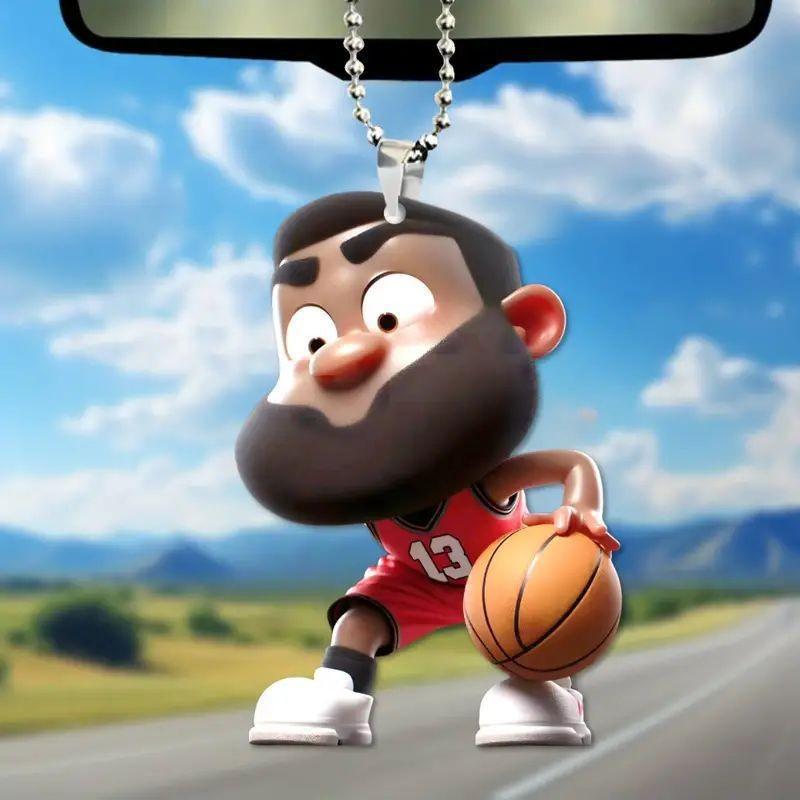 

Cartoon Trendy Acrylic Car Rearview Mirror Accessory For Personalizing Your Ride 1