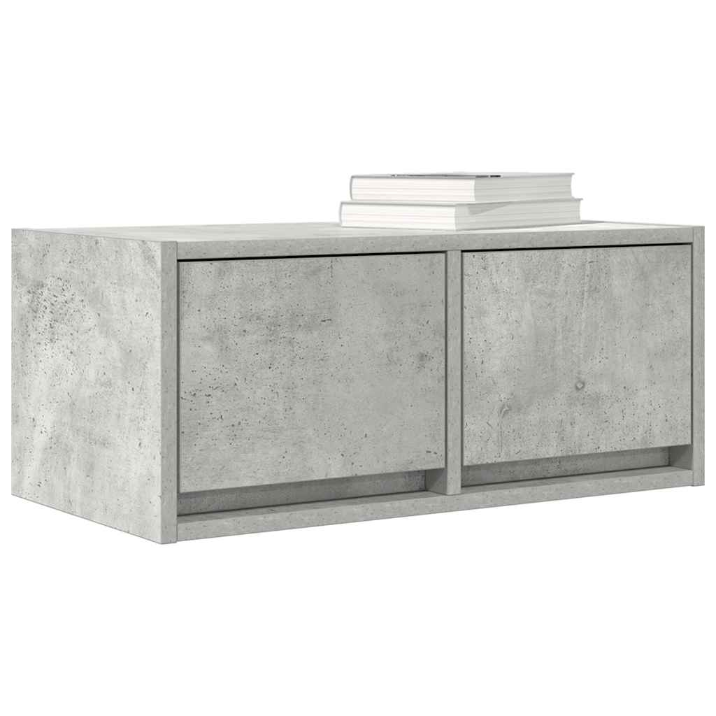 TV Cabinet Concrete Grey 60 x 31 x 25.5 cm Engineered Wood