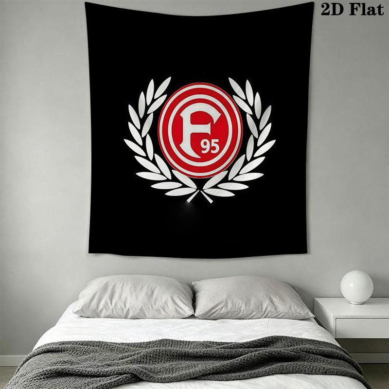 Fortuna Düsseldorf Wall Hanging Printed Fabric Blanket Decorative Tapestries for Bedroom Living Room Home Decor