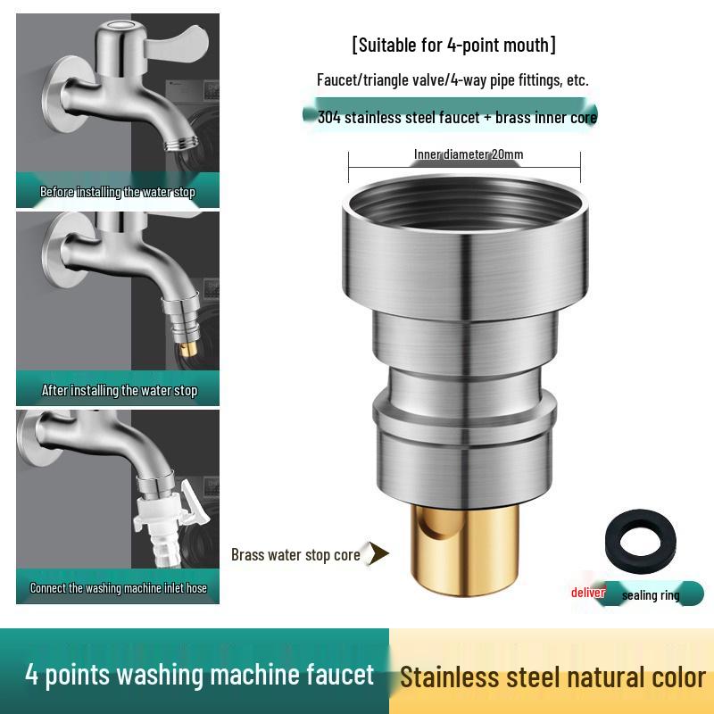 Universal Automatic Washing Machine Water Inlet Hose Extension - Drum Connector Accessory