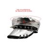 Elegant PU Leather Beret Hat with Rivet Studded Hat Belt for Fashion Comfortable Wear for Autumn Winter Punk Headwear