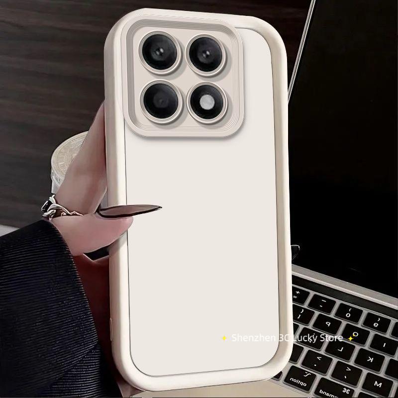 For Xiaomi Poco F6Pro Little F6 Pro Case For Redmi K70 K 70 Pro K70Pro Back Cover Silicone Protection Matte Shockproof Soft Case