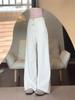 2025 Summer High-Waisted Wide-Leg Slimming Jeans - Artistic and Versatile Straight-Leg Pants for Petite Commute