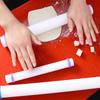 Adjustable Thickness Rolling Pin with Measurement Scale Plastic Dough Roller Kitchen Tool Pastry Making Accessories